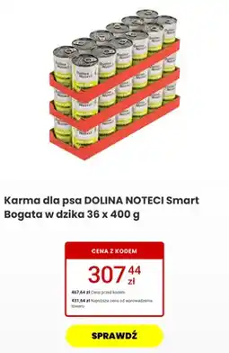 Media Expert Karma dla psa Dolina Noteci Smart Bogata w dzika 36-pak oferta
