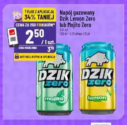Polomarket Napój gazowany Dzik Lemon Zero oferta