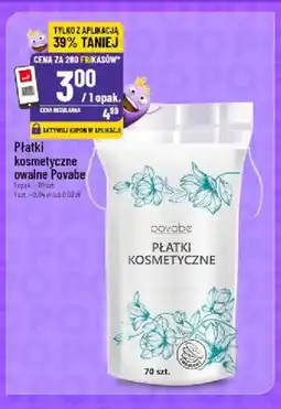 Polomarket Płatki kosmetyczne owalne Povabe oferta