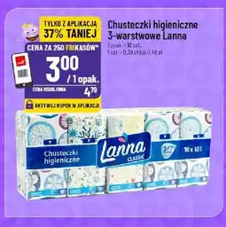Polomarket Chusteczki higieniczne 3-warstwowe Lanna Classic oferta