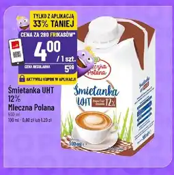 Polomarket Śmietanka UHT 12% Mleczna Polana oferta