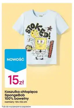 Pepco Koszulka chłopięca SpongeBob SquarePants oferta