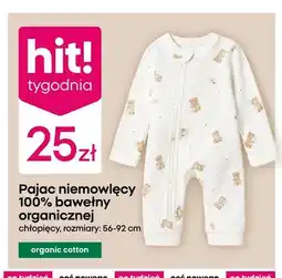 Pepco Pajac niemowlęcy chłopięcy 100% bawełny organicznej oferta