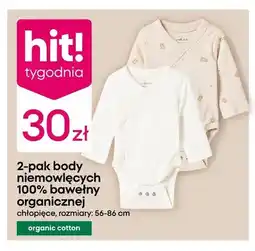 Pepco Body niemowlęce 2-pak 100% bawełny organicznej oferta
