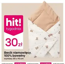Pepco Becik niemowlęcy 100% bawełny 80x90 cm oferta