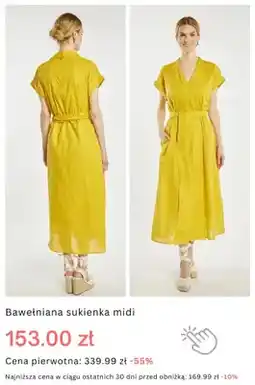 Monnari Sukienka bawełniana midi oferta