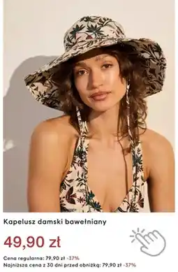 Medicine Kapelusz damski bawełniany oferta
