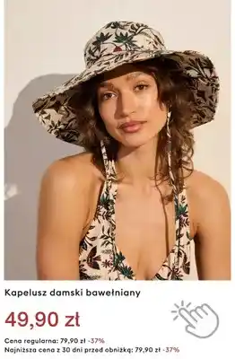 Kapelusz damski bawełniany