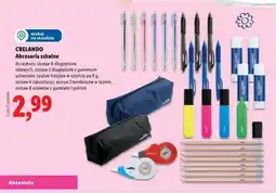 Lidl Akcesoria szkolne CRELANDO zestaw 3 długopisów z gumowym uchwytem oferta