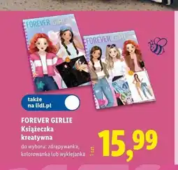 Lidl Książeczka kreatywna Forever Girlie zdrapywanka oferta