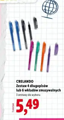 Lidl Zestaw 6 wkładów zmazywalnych Crelando oferta