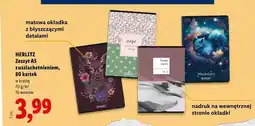 Lidl Zeszyt A5 Herlitz z uszlachetnieniem oferta