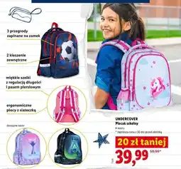 Lidl Plecak szkolny Undercover oferta