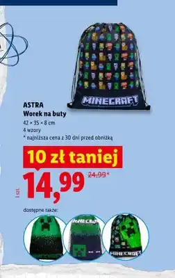 Lidl Worek na buty Astra oferta