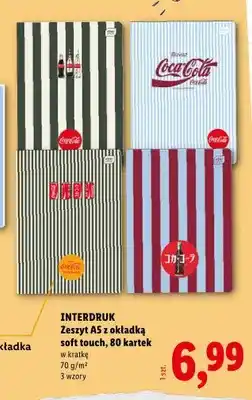 Lidl Zeszyt A5 soft touch Interdruk oferta