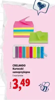 Lidl Karteczki samoprzylepne CRELANDO oferta