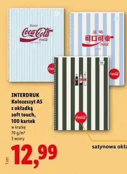Lidl Kołozeszyt A5 soft touch Interdruk oferta