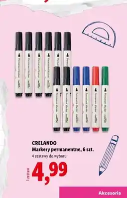 Lidl Markery permanentne Crelando 6-pak oferta