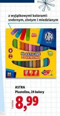 Lidl Plastelina Astra 24 kolory oferta
