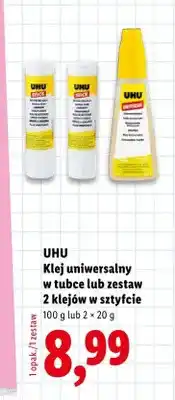 Lidl Klej uniwersalny w tubce UHU oferta