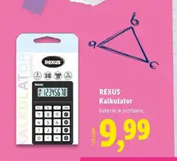 Lidl Kalkulator Rexus oferta