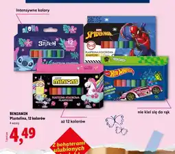 Lidl Plastelina Beniamin Stitch 12 kolorów oferta
