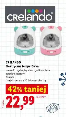 Lidl Elektryczna temperówka Crelando oferta