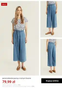 Greenpoint Jeansy jasnoniebieskie o luźnym fasonie Greenpoint oferta