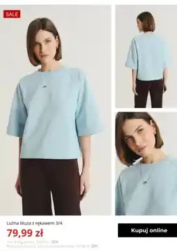 Greenpoint Bluza luźna z rękawem 3/4 Greenpoint oferta