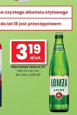 EMMA market Piwo Łomża Jasne oferta