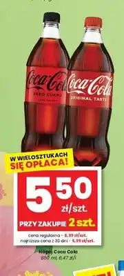 EMMA market Napój Coca-Cola Zero Cukru oferta