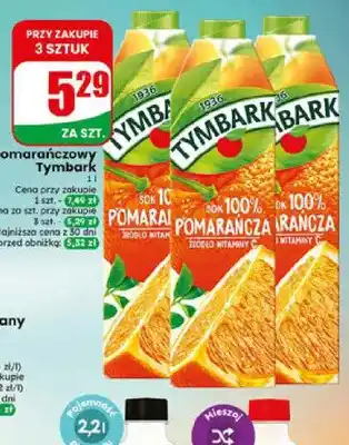 Dino Sok pomarańczowy Tymbark oferta