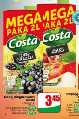 Dino Napój niegazowany Costa Czarna Porzeczka oferta