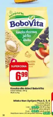Dino Kaszka zbożowa BoboVita jabłko śliwka oferta
