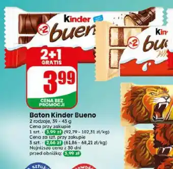 Dino Baton Kinder Bueno oferta