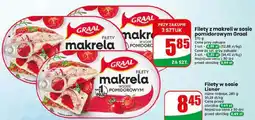 Dino Filety z makreli w sosie pomidorowym Graal oferta