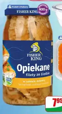 Dino Filety śledziowe opiekane w zalewie octowej Fisher King oferta
