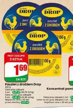 Dino Pasztet z drobiem Drop oferta