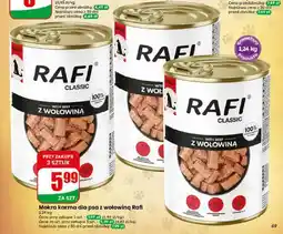 Dino Mokra karma dla psa z wołowiną Rafi Classic oferta