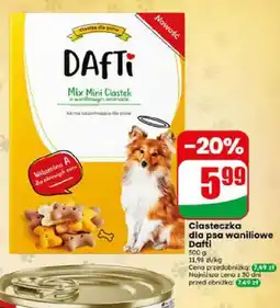 Dino Ciasteczka dla psa waniliowe Dafti oferta