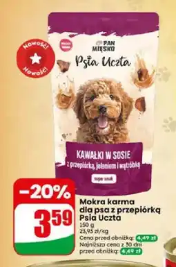 Dino Mokra karma dla psa z przepiórką Psia Uczta Pan Mięsko oferta