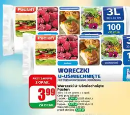 Dino Woreczki do przechowywania i mrożenia Paclan U-Uśmiechnięte oferta