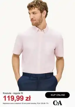 C&A Koszula męska regular fit C&A oferta