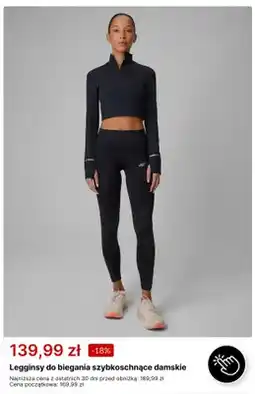 4F Legginsy do biegania szybkoschnące damskie 4F oferta