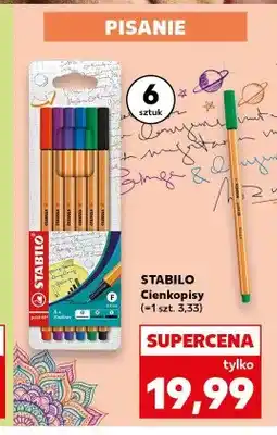 Kaufland Cienkopisy Stabilo Point 88 oferta