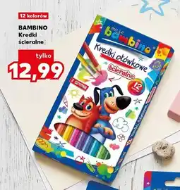 Kaufland Kredki ołówkowe ścieralne Bambino 12 kolorów oferta