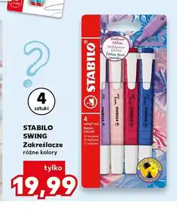 Kaufland Zakreślacze Stabilo Swing Cool 4-pak oferta