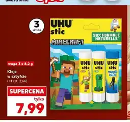 Kaufland Kleje w sztyfcie UHU stic Minecraft oferta