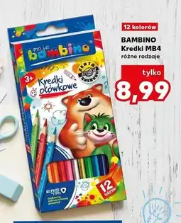 Kaufland Kredki ołówkowe Bambino MB4 12 kolorów oferta