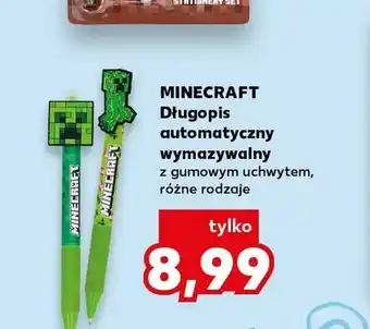Kaufland Długopis automatyczny wymazywalny Minecraft oferta